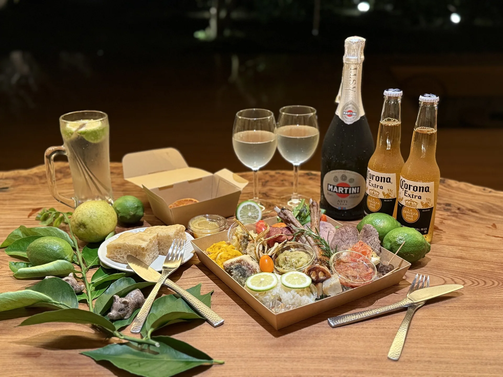 島の食材を囲むfarm and bed SETODAの夕食